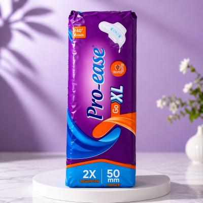 Pro-ease XL Go Sanitary Pads (6 Pads | XL Size | Long Lasting Protection)