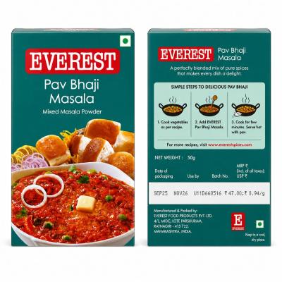 EVEREST PAV BHAJI MASALA MIXED POWDER - 50g