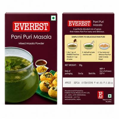 EVEREST PANI PURI MASALA MIXED POWDER - 50g