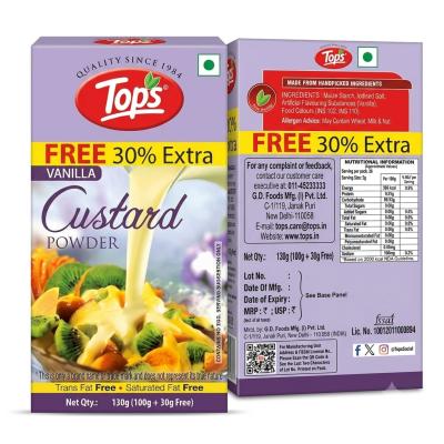 TOPS VANILLA CUSTARD POWDER - 130g